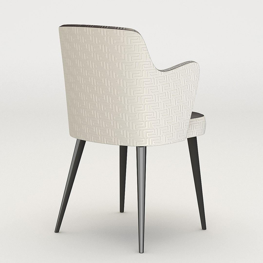 3d chair versace moon model