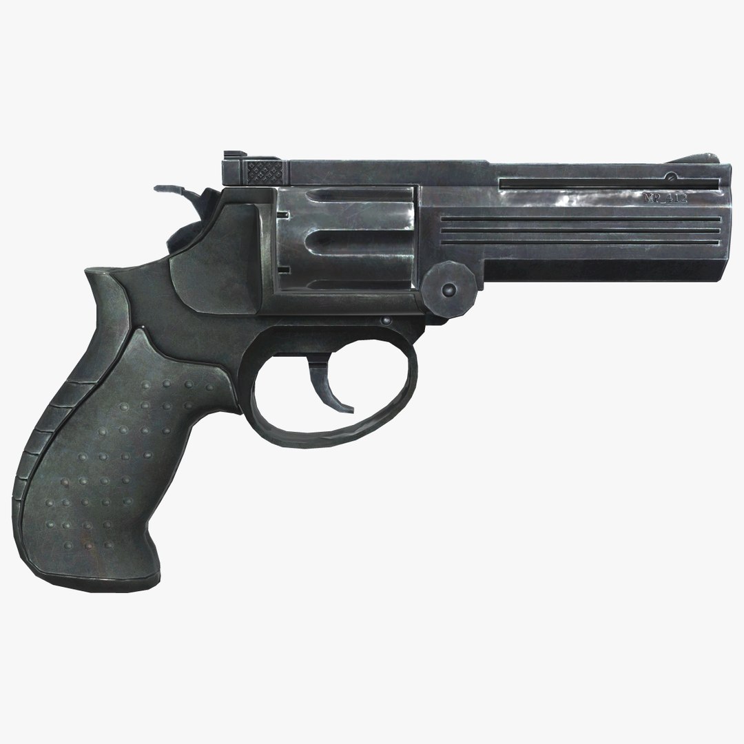 MP-412 Rex Revolver Gun 3D model - TurboSquid 1928642