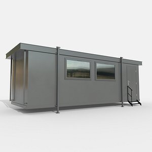 3D model Porta Cabin Office Container