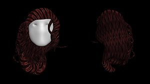 livre Cabelo de mulher com textura castanha grátis Modelo 3D - TurboSquid  1582356