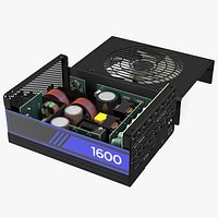 Disassembled PC ATX Modular PSU