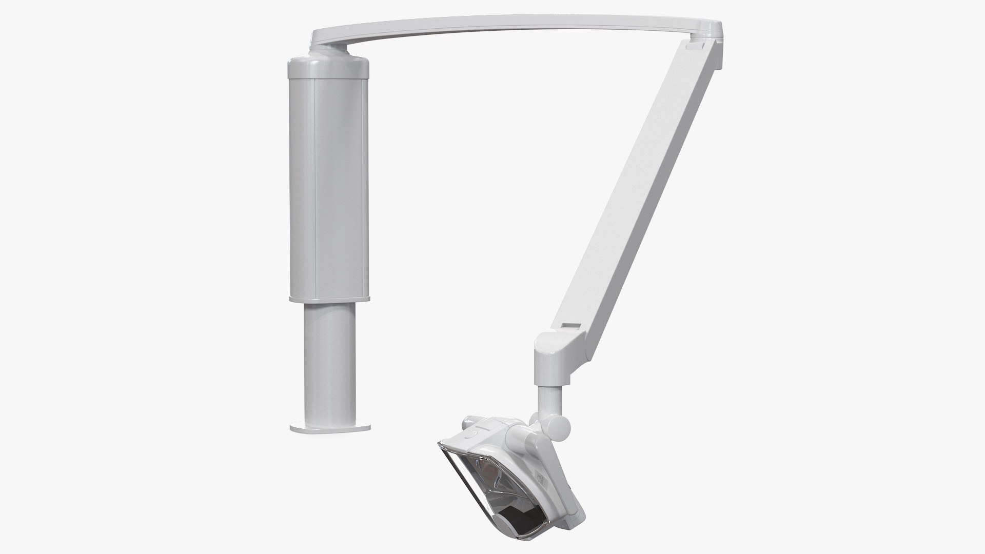 Post Mounted Dental Operatory Light 3D model preview