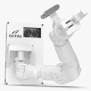 3D GITAI S1 Space Robot Work model