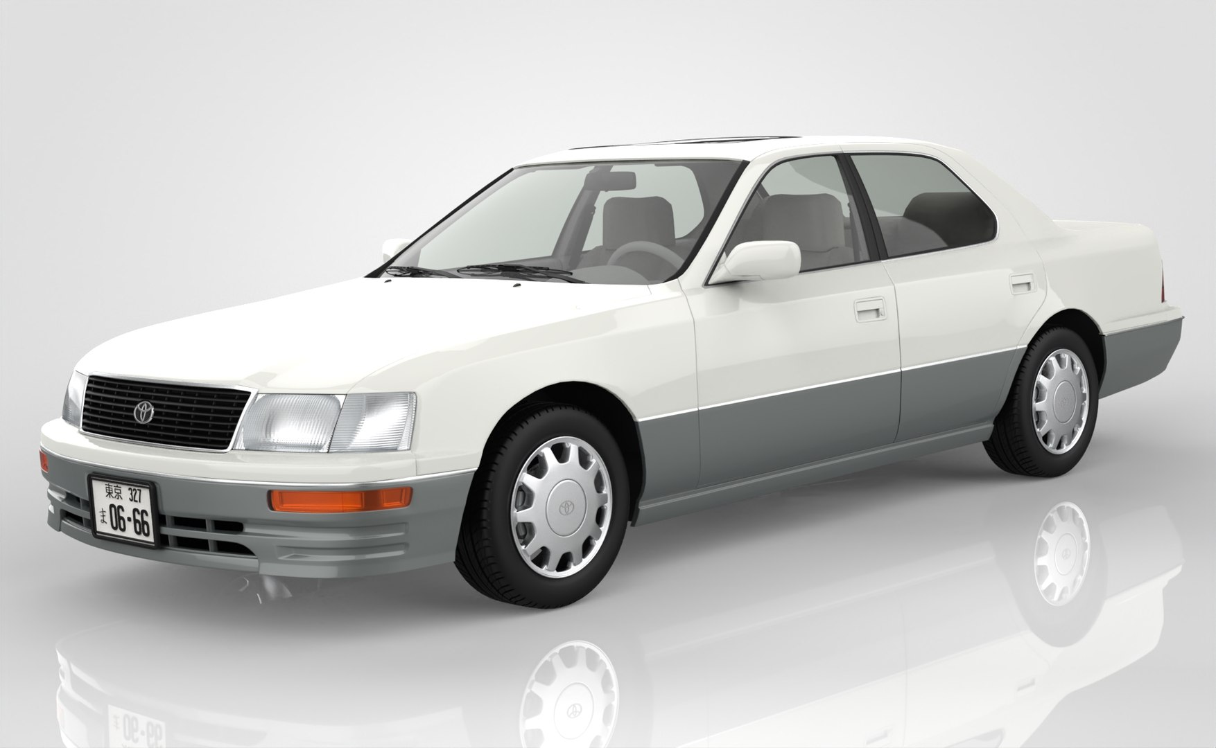 Toyota Celsior 1989 3D Model - TurboSquid 2281304