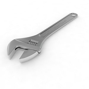 wrench rigged 3D