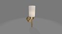 Modern Brass Wall Sconce 3D Model Luxury Lighting PBR Asset