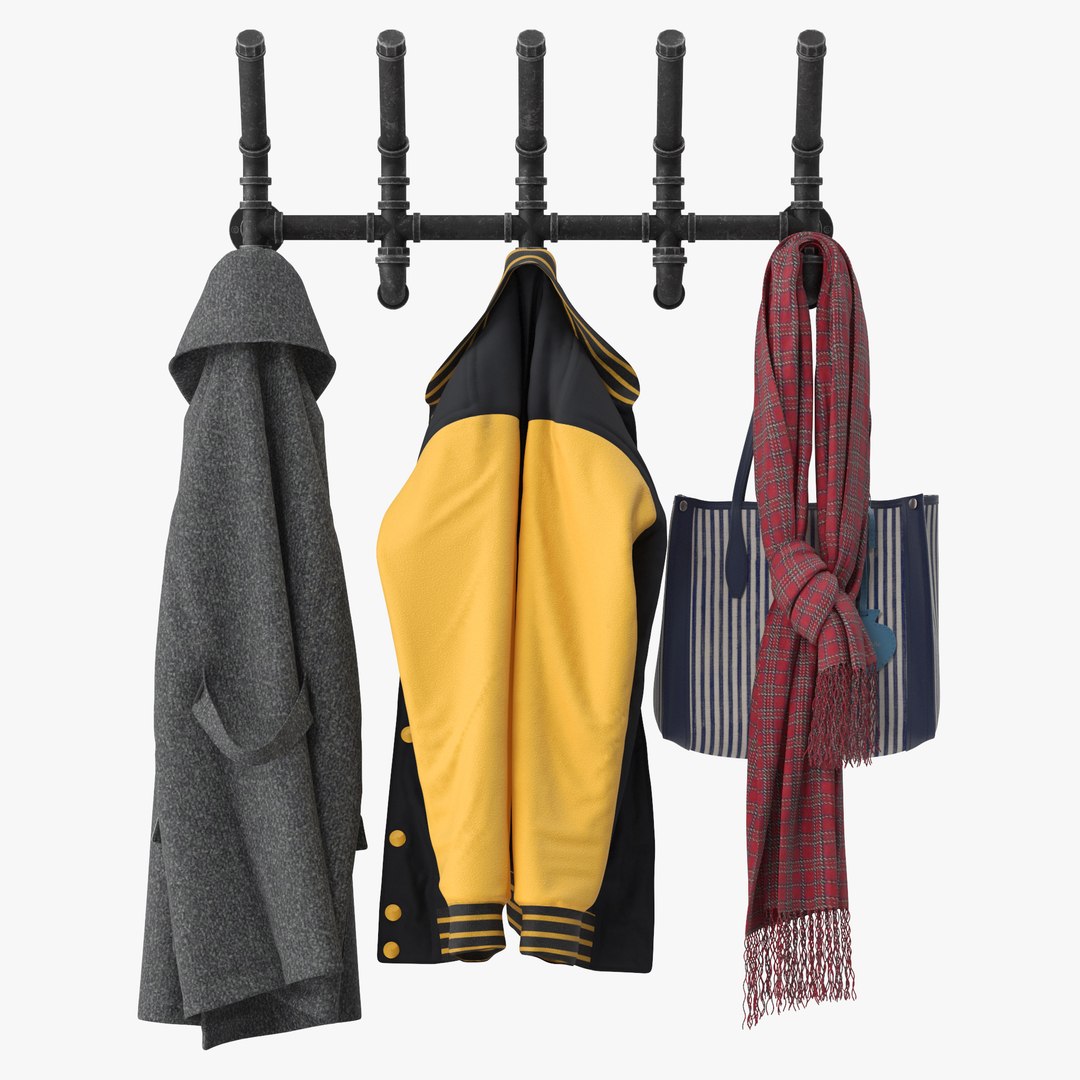 Industrial Wall Coat Rack 3D model https://p.turbosquid.com/ts-thumb/3O/inv0Gm/Gr/05/jpg/1725641371/1920x1080/fit_q87/ebb7e1ae0ce814ec4b6517e8a0960266bd728c9a/05.jpg