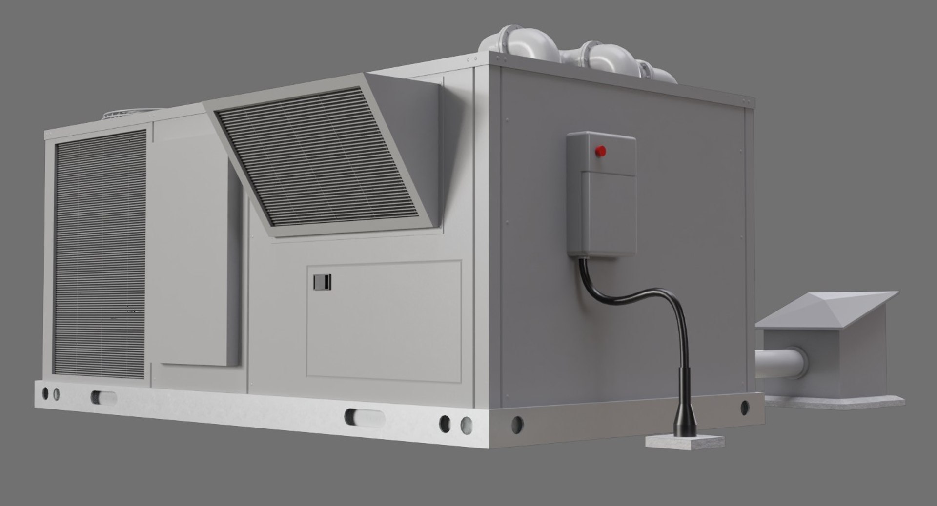 Rooftop Ac Unit 1a 3D Model - TurboSquid 1302086