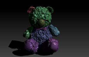 3D toy bear