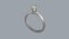 Anello di fidanzamento classico in stile Tiffany JDBCo