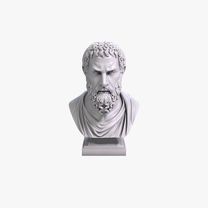 Zeno of Elea Bust Sculpture 3D Printable STL File