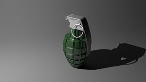 mk2 grenade 3D model