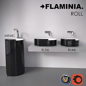 Flaminia Roll bathroom sink