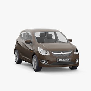 Opel Karl 2016 lowpoly 3D