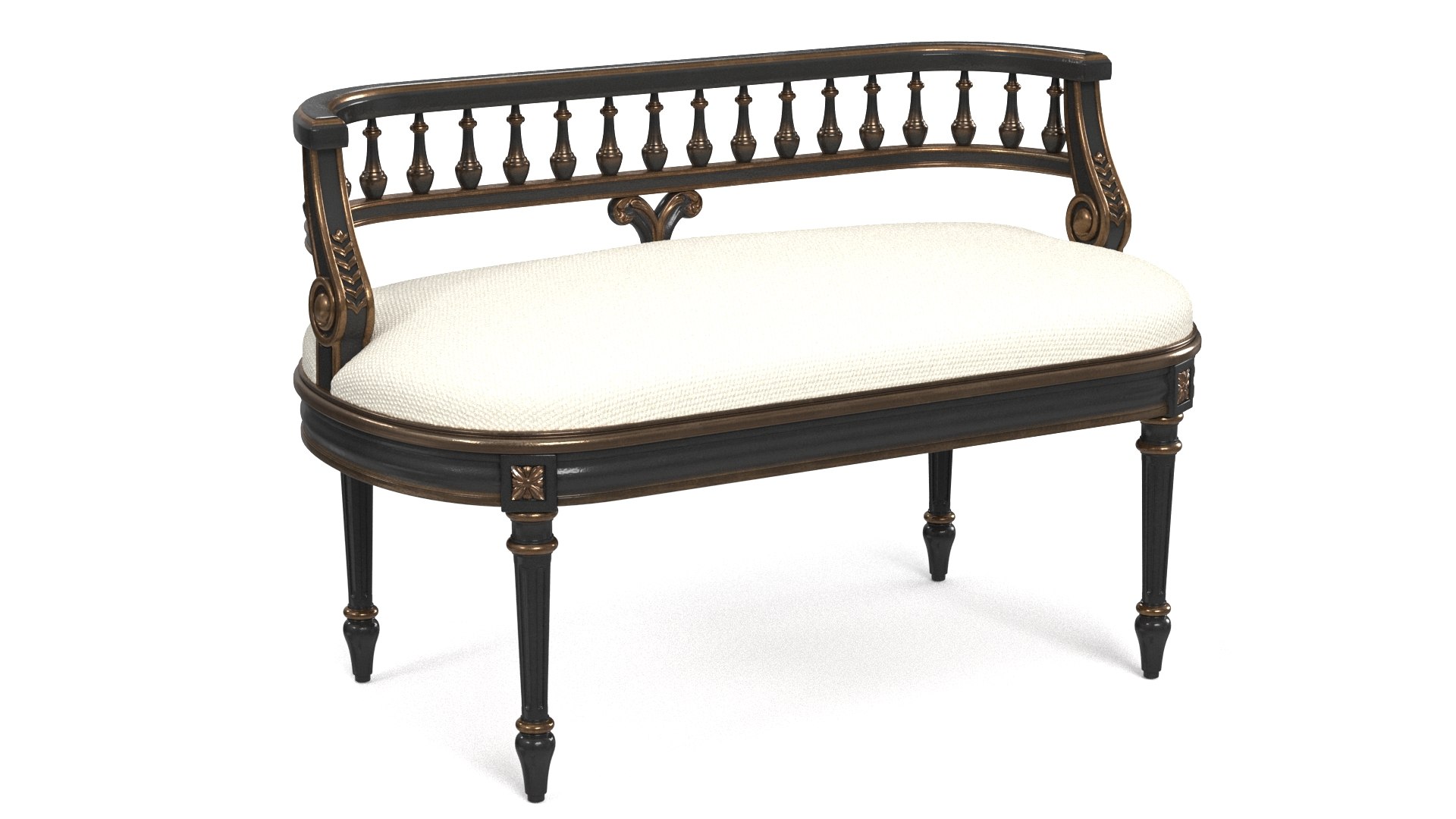 Butler Specialty Company Living Room Bench 2625238 3D Model ...