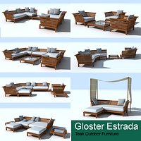 Gloster Estrada teak deep seating
