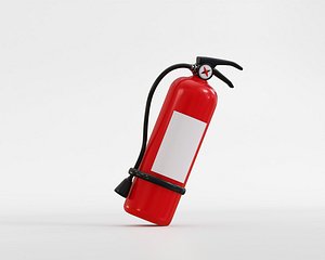 3D Fire Extinguisher 3d Model model