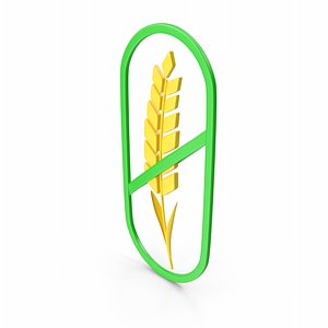Gluten Free Symbol Green 3D model