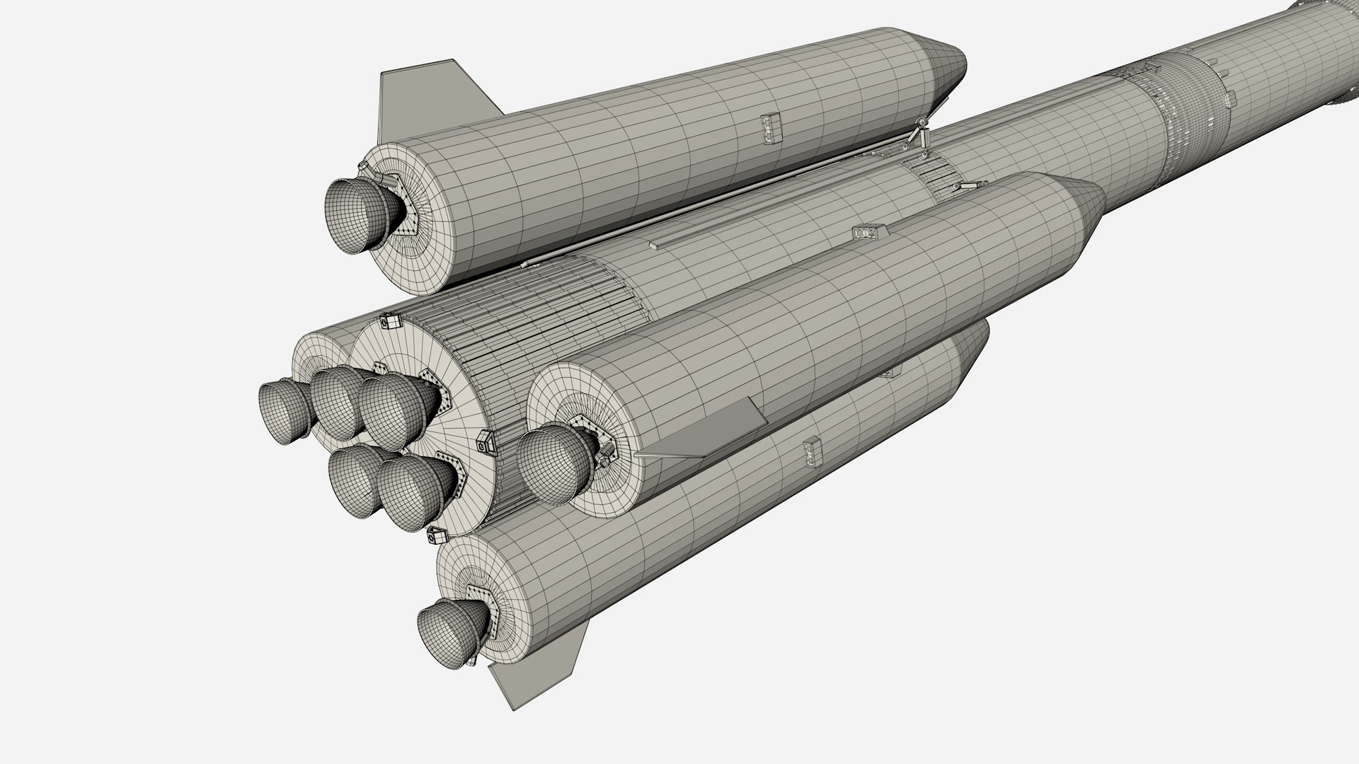 3D Long March CZ-2F - TurboSquid 1772042