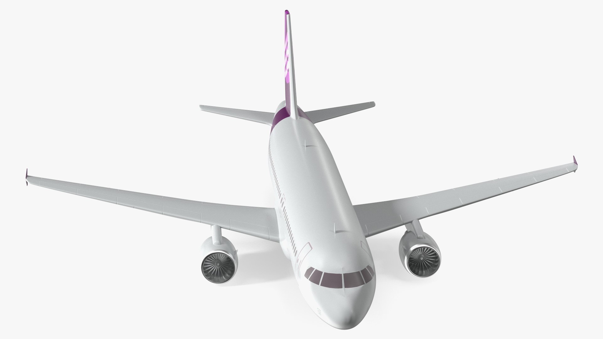 Jet Airliner Scale Model 3D model preview