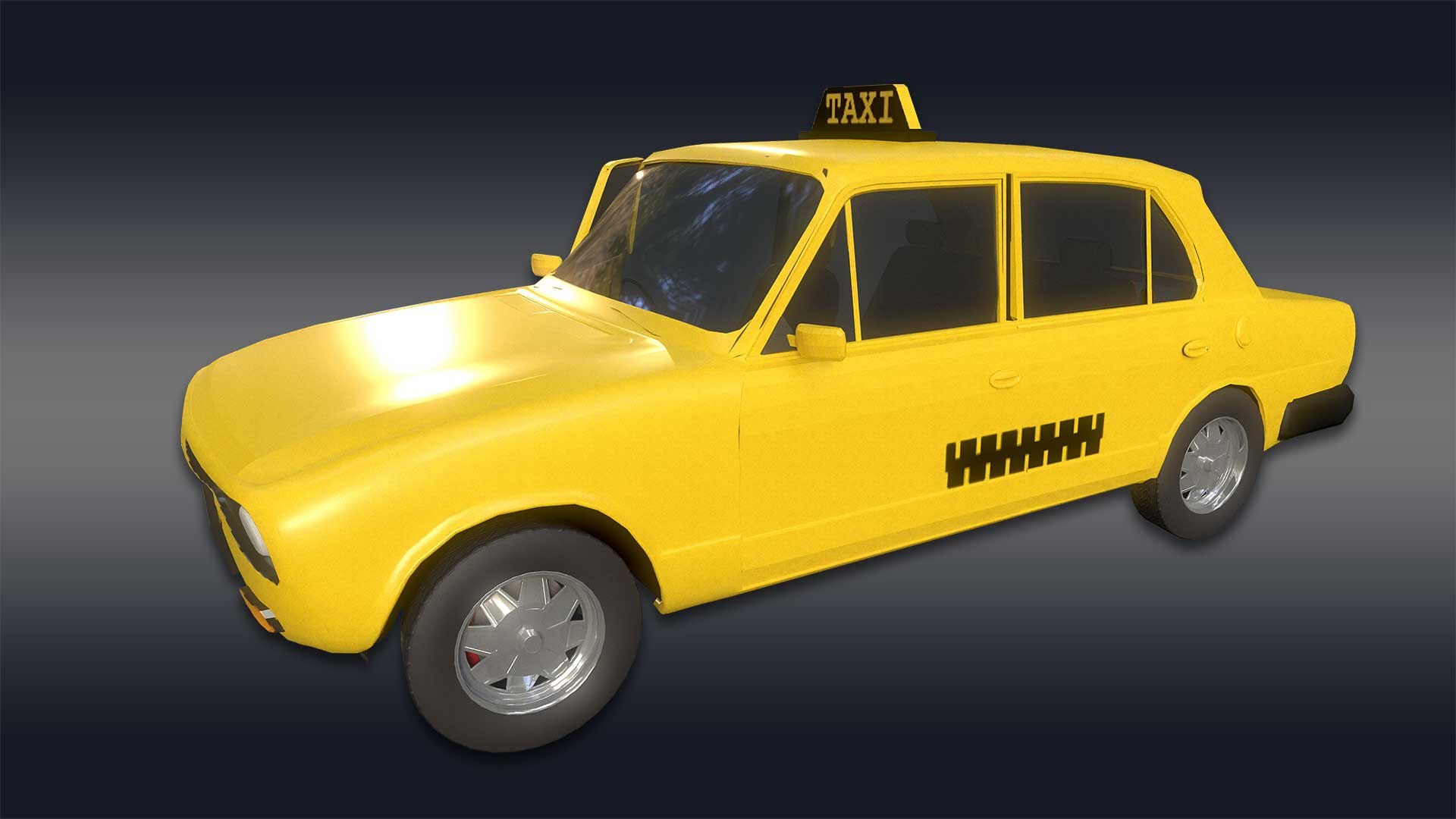 Taxi Yellow Cab - Photo Real - New York Taxi 3D - TurboSquid 2145595