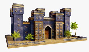 Ishtar Babylon Palace 3D model
