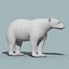 polar bear rigged 3d max