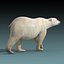 polar bear rigged 3d max
