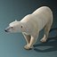 polar bear rigged 3d max