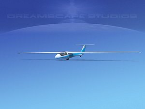 glider szd-22 mucha gliding 3d model