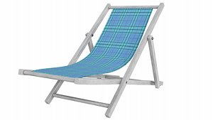 3D model Beach Chair Rigged