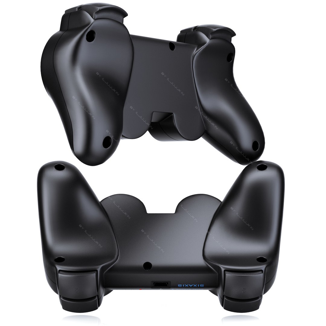 3d Sony Ps3 Dualshock Controller Model