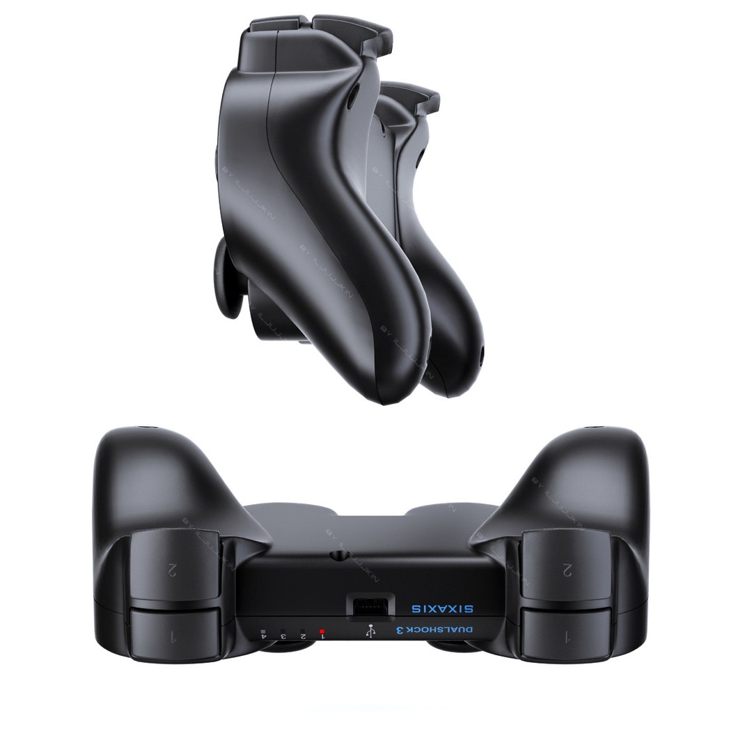 3d Sony Ps3 Dualshock Controller Model