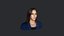 Kamala Harris- Cabeza de busto realista lista modelo 3d