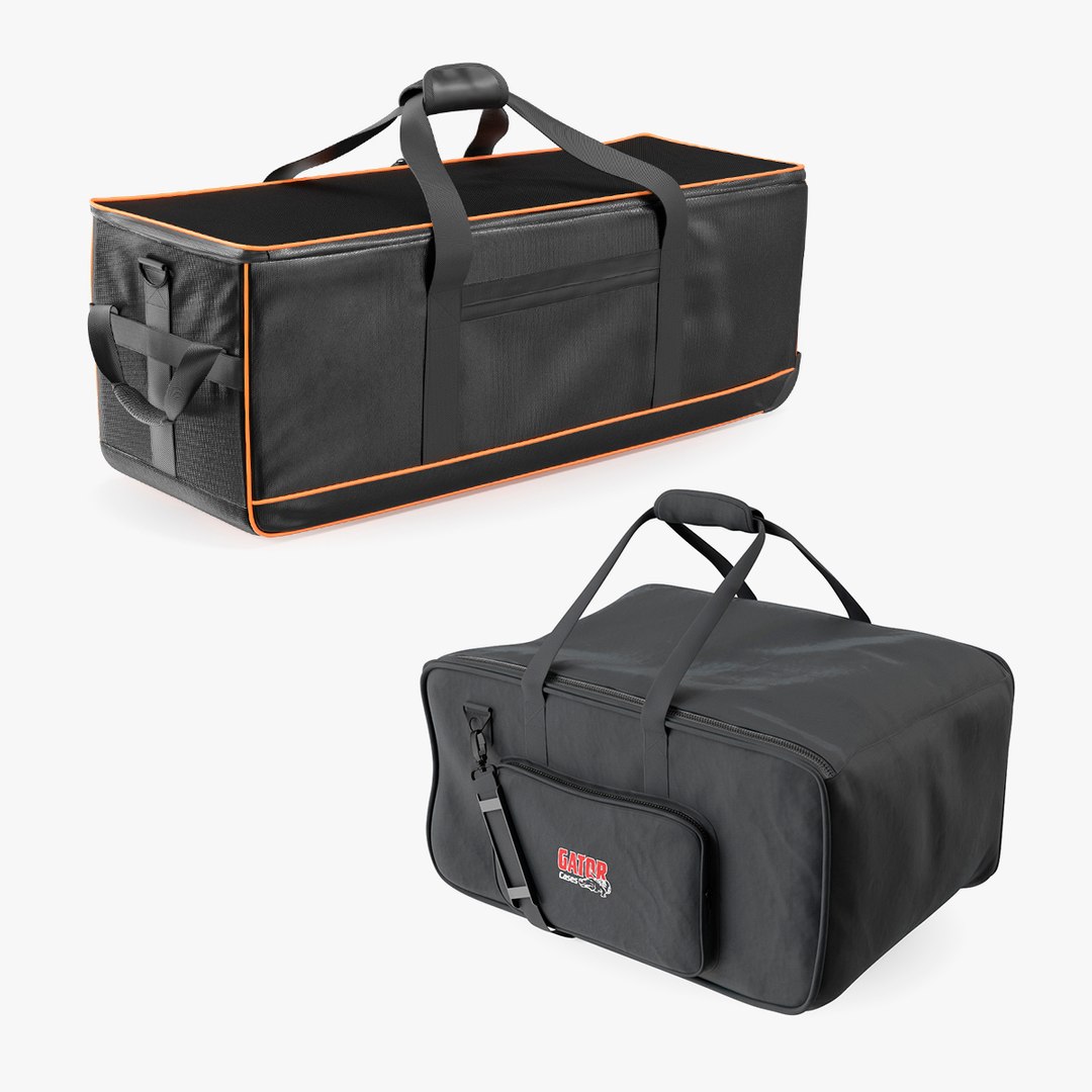 Lighting Bags Collection 3D model preview