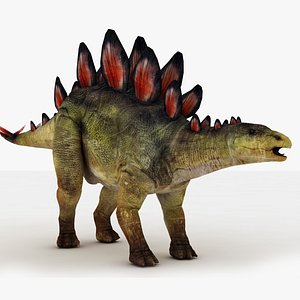 3D Stegosaurus Rigged and Animated