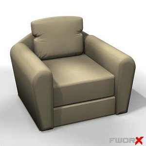 armchair chair 3d model