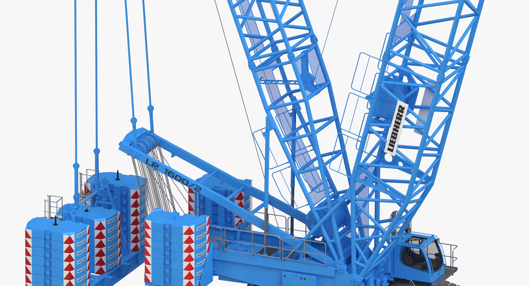 3D liebherr lr 1600 2 - TurboSquid 1711077