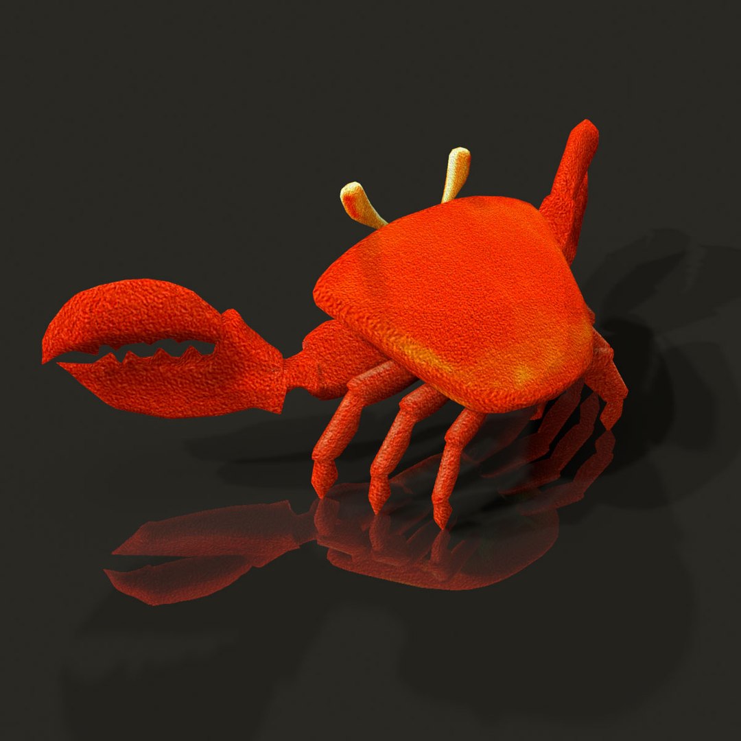 3d Model Crab 4