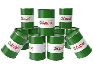 Castrol oil barrel 3D