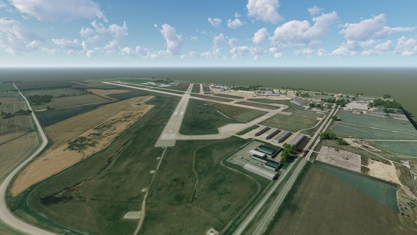 Cedar rapids municipal airport 3D model - TurboSquid 1695115