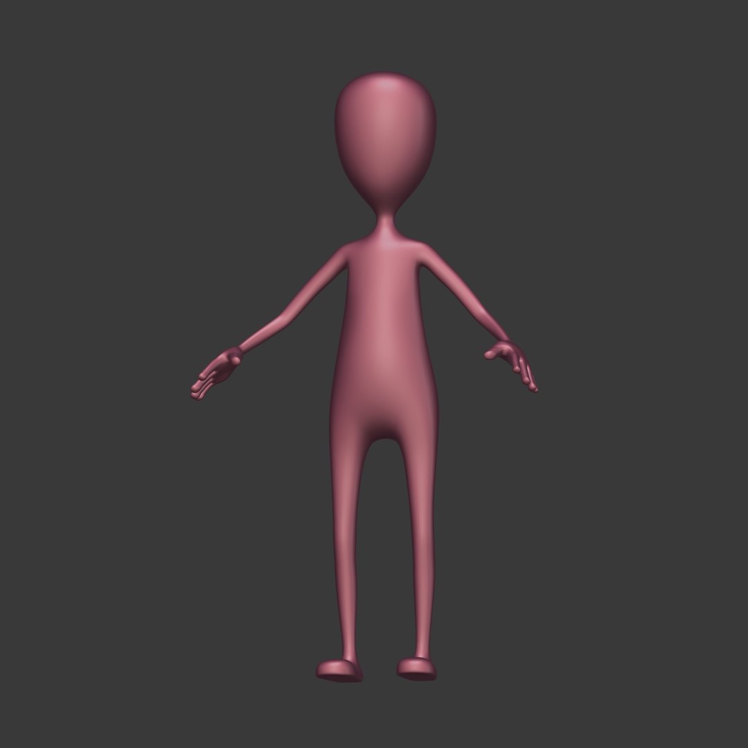 3D man cartoon model - TurboSquid 1421823