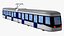 tram - métro léger - tram futuriste à 2 segments à plancher surbaissé