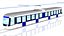 tram - métro léger - tram futuriste à 2 segments à plancher surbaissé