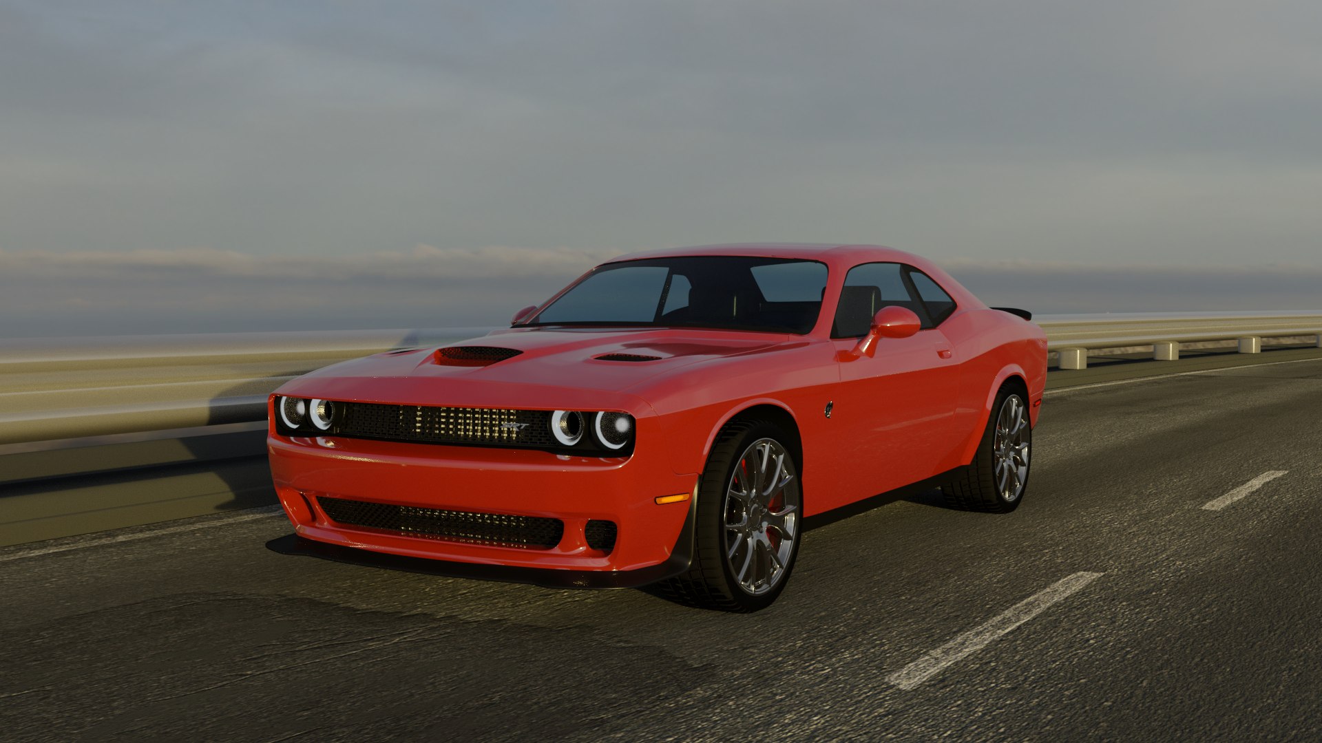 3D Dodge Challanger Srt 2015 - TurboSquid 1419819