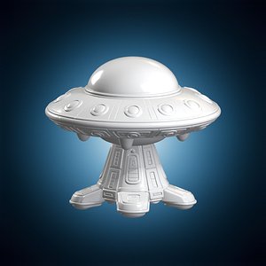 Alien Saucer Toy UFO 3D Print Model 3D model