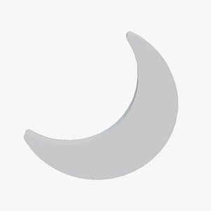 Crescent Moon 3D model