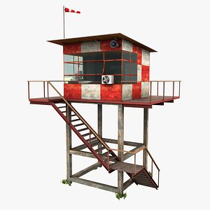 3d 3ds air traffic control tower