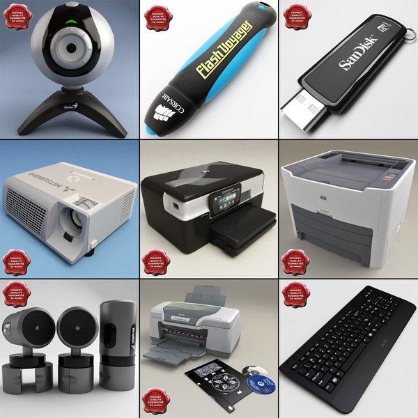 pc accessories 3d model