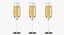 champagne glass 3D model